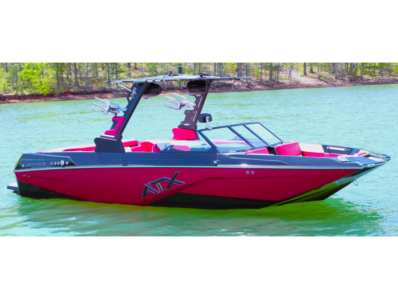 Exterior of Wake Boat for Lake Blue Ridge